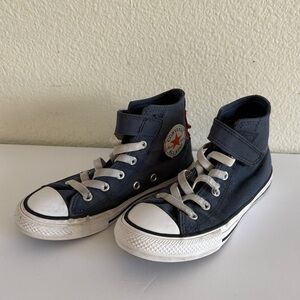 Kids’ converse all star high top sneaker stretch laces size 1